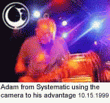 Adam using the camera to his advantage.