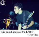 Nik from Locura at the LAUHF - photo: Brian May